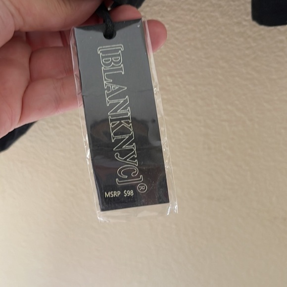 Blank NYC Women’s Cloud Nine Drape Lyocell Black Jacket Size S New - Picture 5 of 7